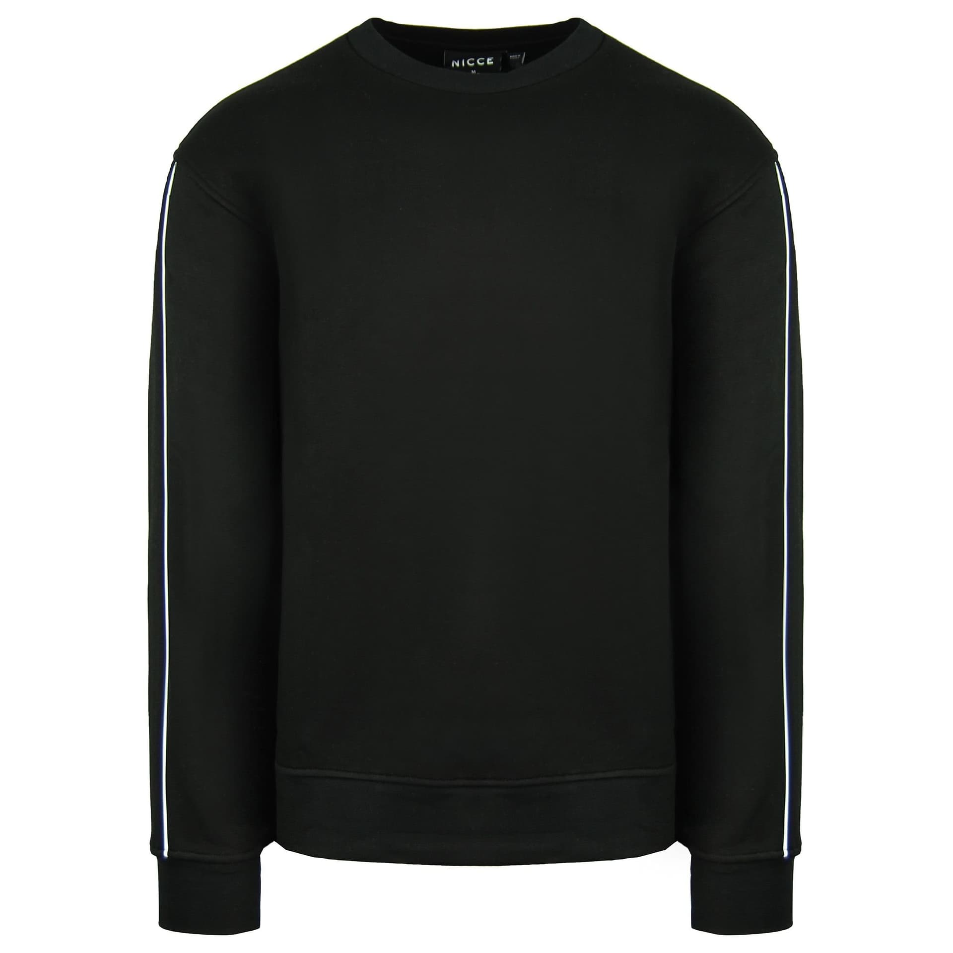 Nicce Nicce Men's Crew Neck Long Sleeve Pullover Black Geti Sweashirt