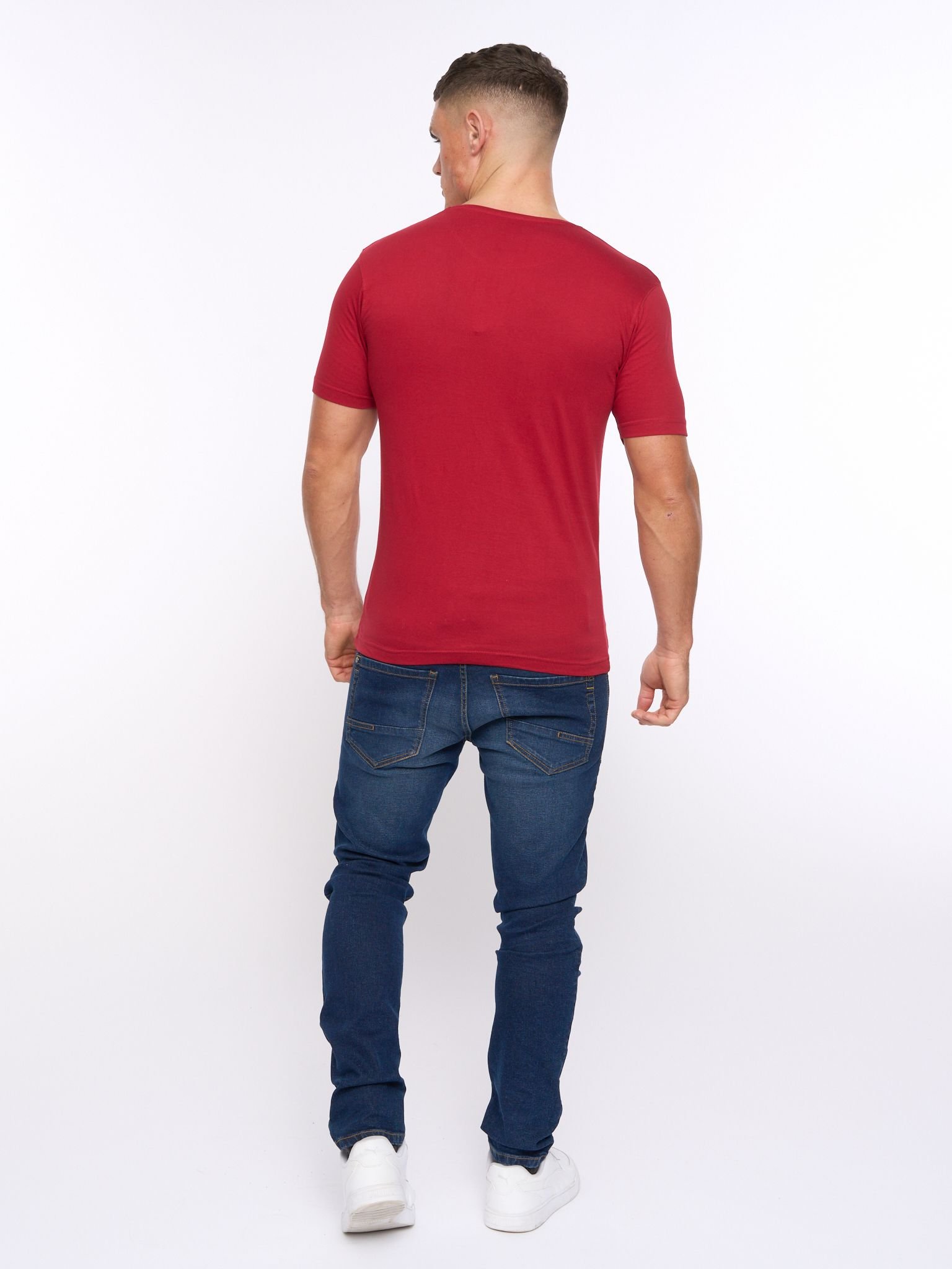 Xplicit Xplicit Men's Drunk Elf T-Shirt in Red - 3