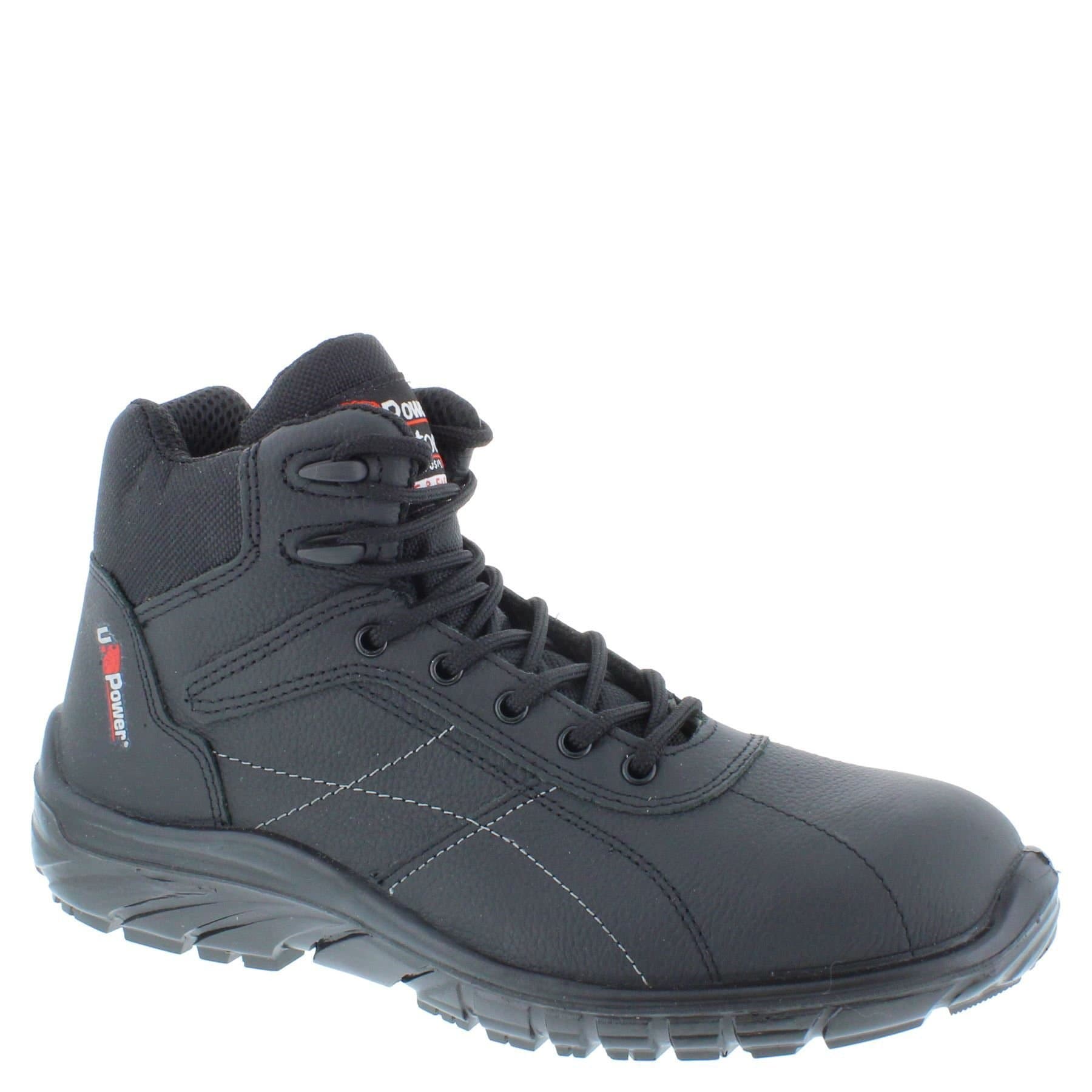 U-Power U-Power Men's Scuro Grip S3 Metal-Free Leather Safety Boots in Black