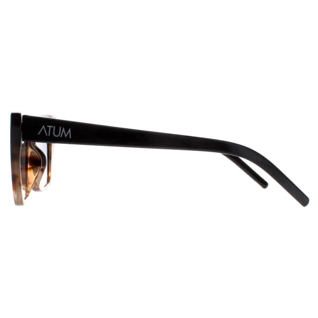 Atum Atum Women's Cat Eye Shiny Gradient Demi Smoke Grey Arid in Black - 3