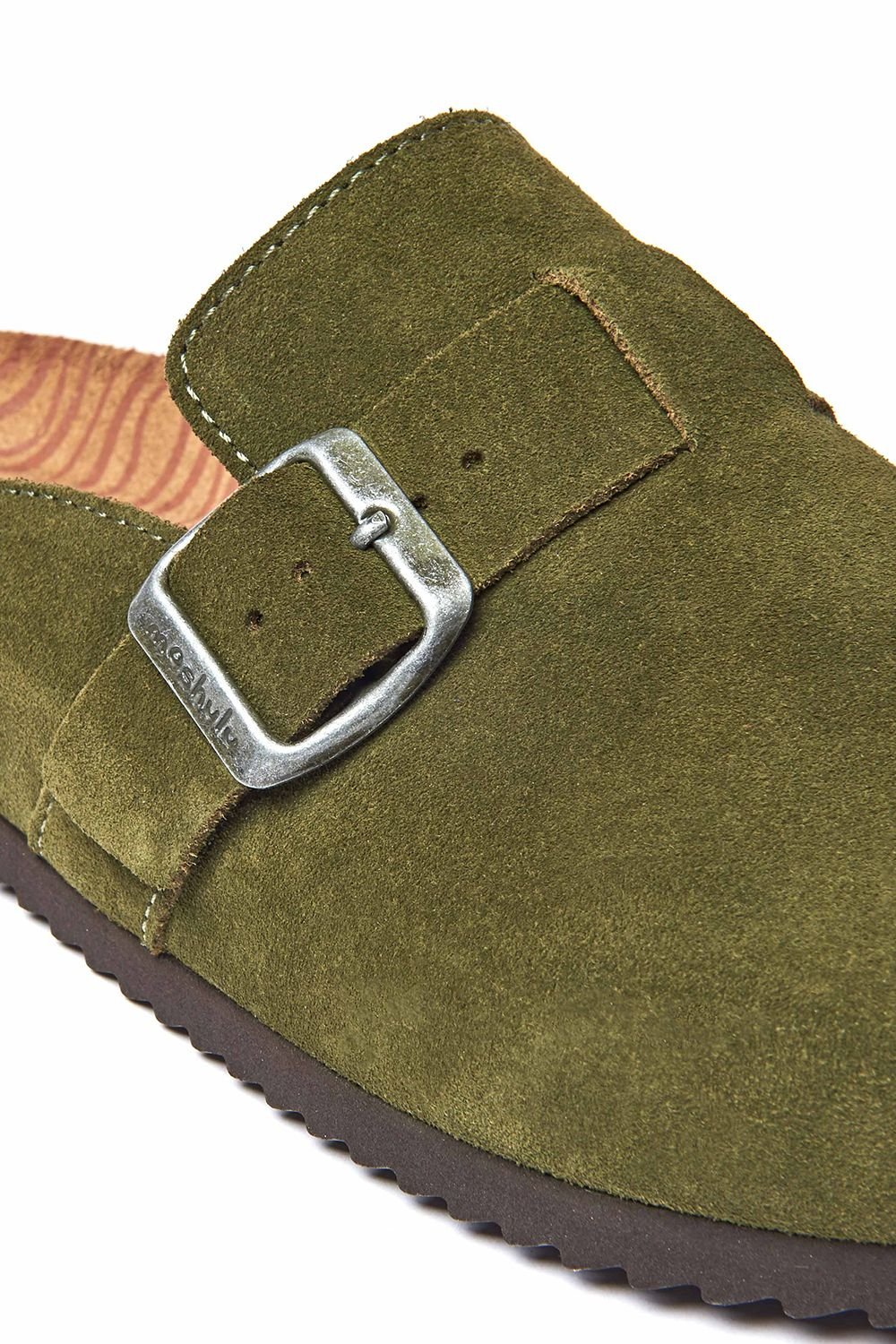 Moshulu Moshulu Women's 'Tulipa 2' Cork Footbed Clogs in Green - 3