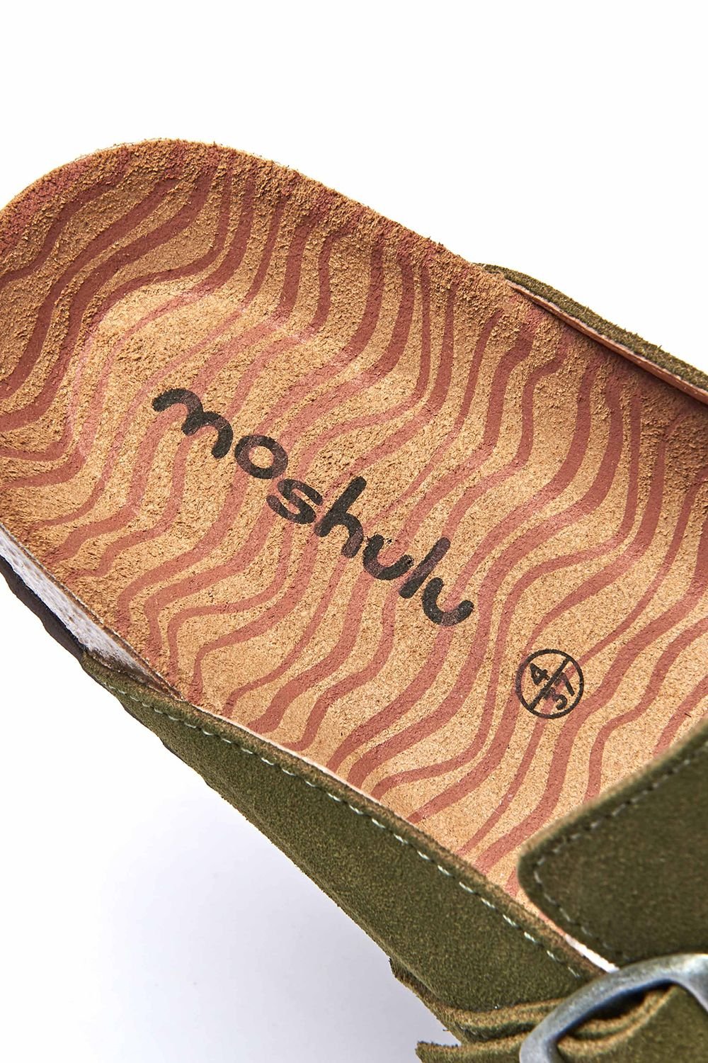 Moshulu Moshulu Women's 'Tulipa 2' Cork Footbed Clogs in Green - 4