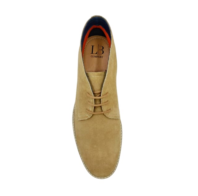 LB COMFORT LB COMFORT Men's Percy Leather Boots in Tan - 3