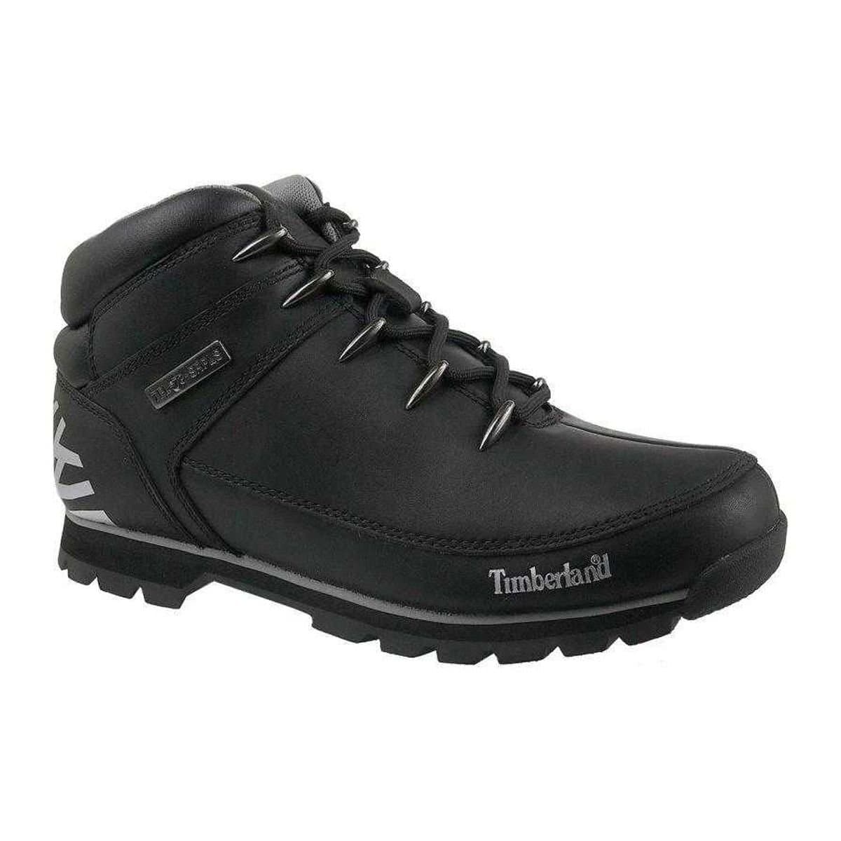 Timberland Timberland Men's Euro Sprint Hiker Leather Boots in Black