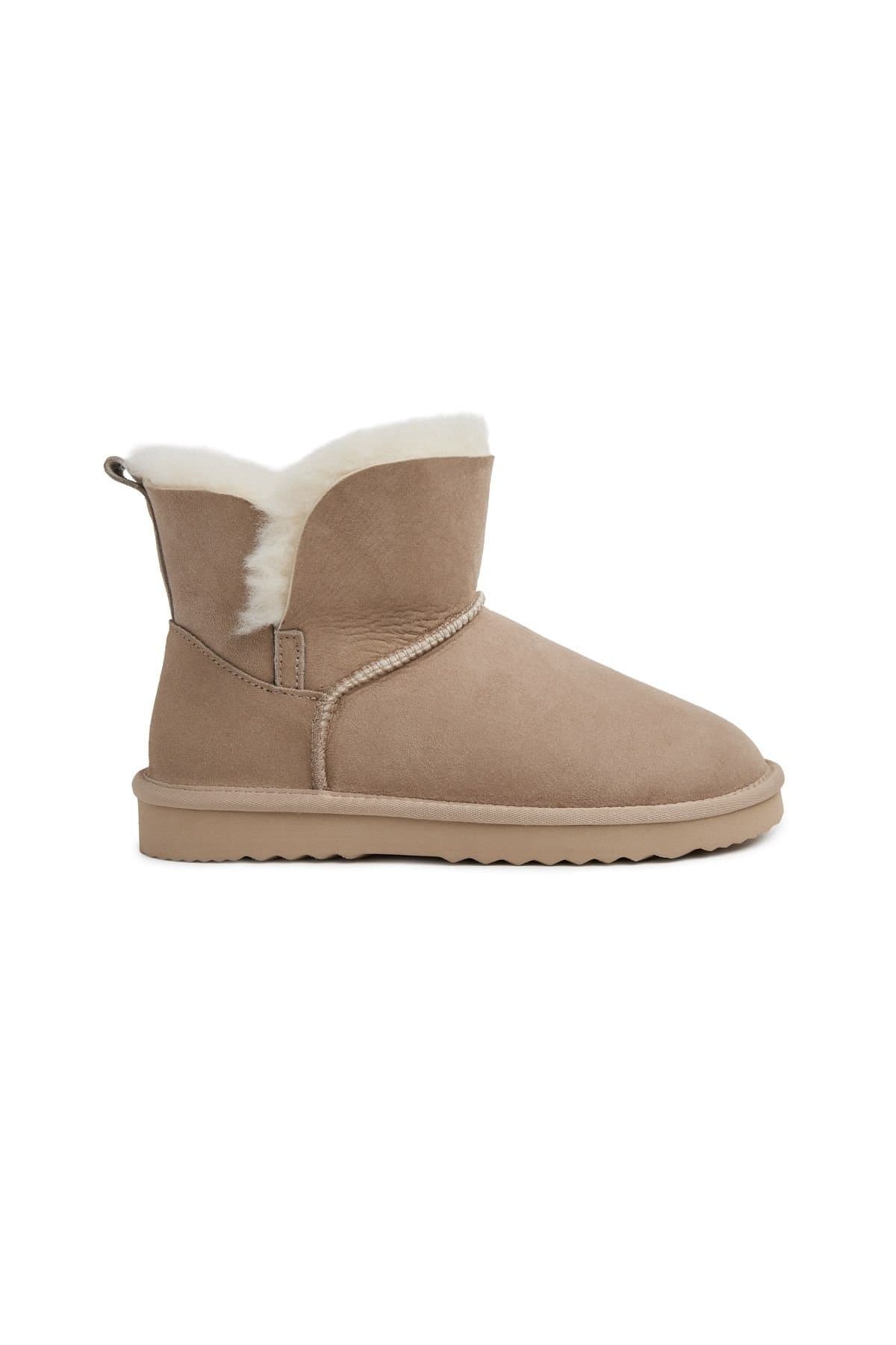 Celtic & Co Celtic & Co Women's Studio Fur Trim Slipper Boot in Camel