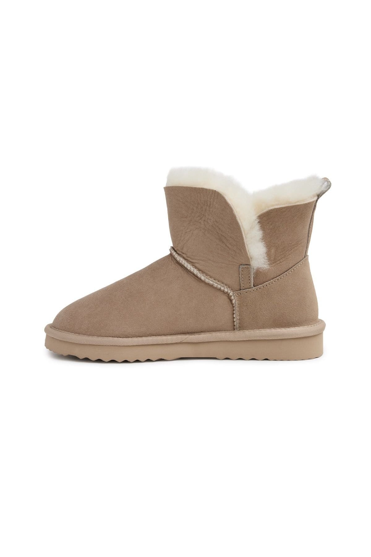 Celtic & Co Celtic & Co Women's Studio Fur Trim Slipper Boot in Camel - 4