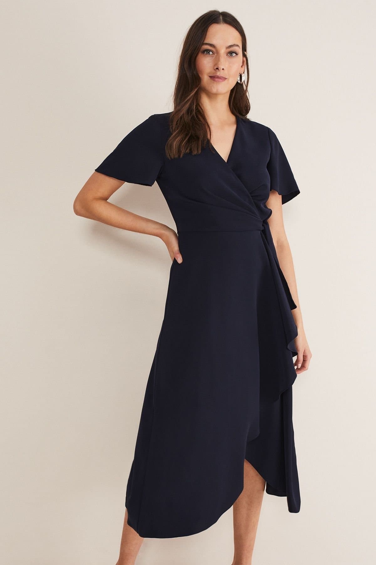 Phase Eight Phase Eight Women's Julissa Wrap Dress in Dark Navy