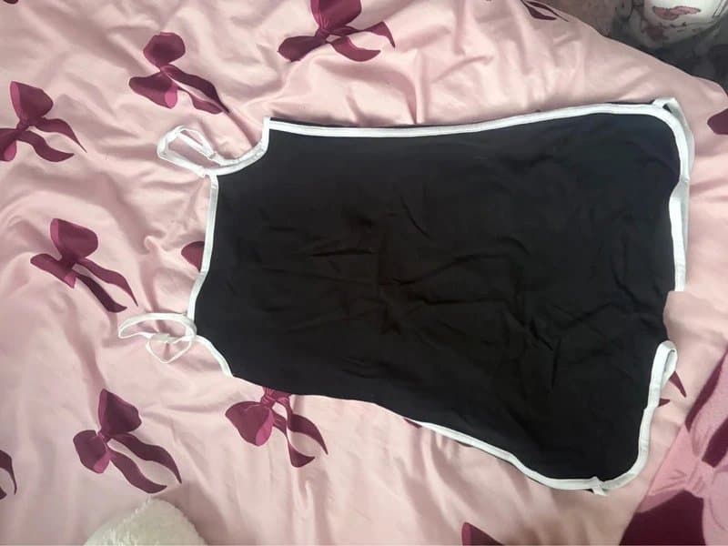 ASOS Design white and black romper