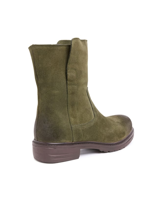 Celtic & Co Celtic & Co Women's Essential Leather Ankle Boots in Olive - 2