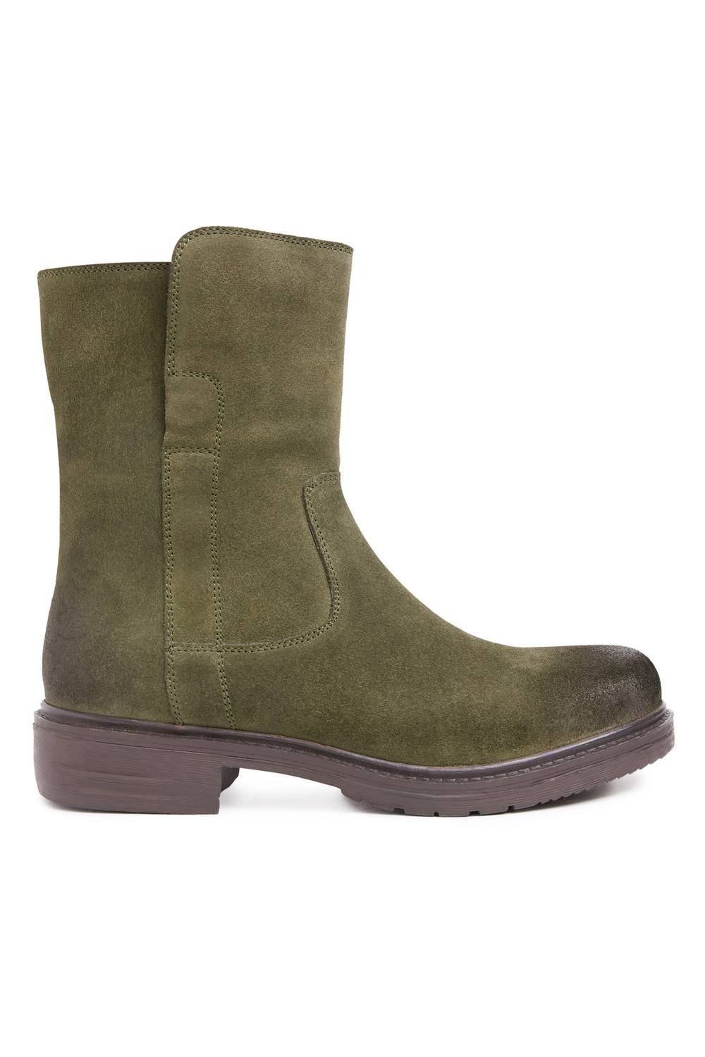 Celtic & Co Celtic & Co Women's Essential Leather Ankle Boots in Olive - 3