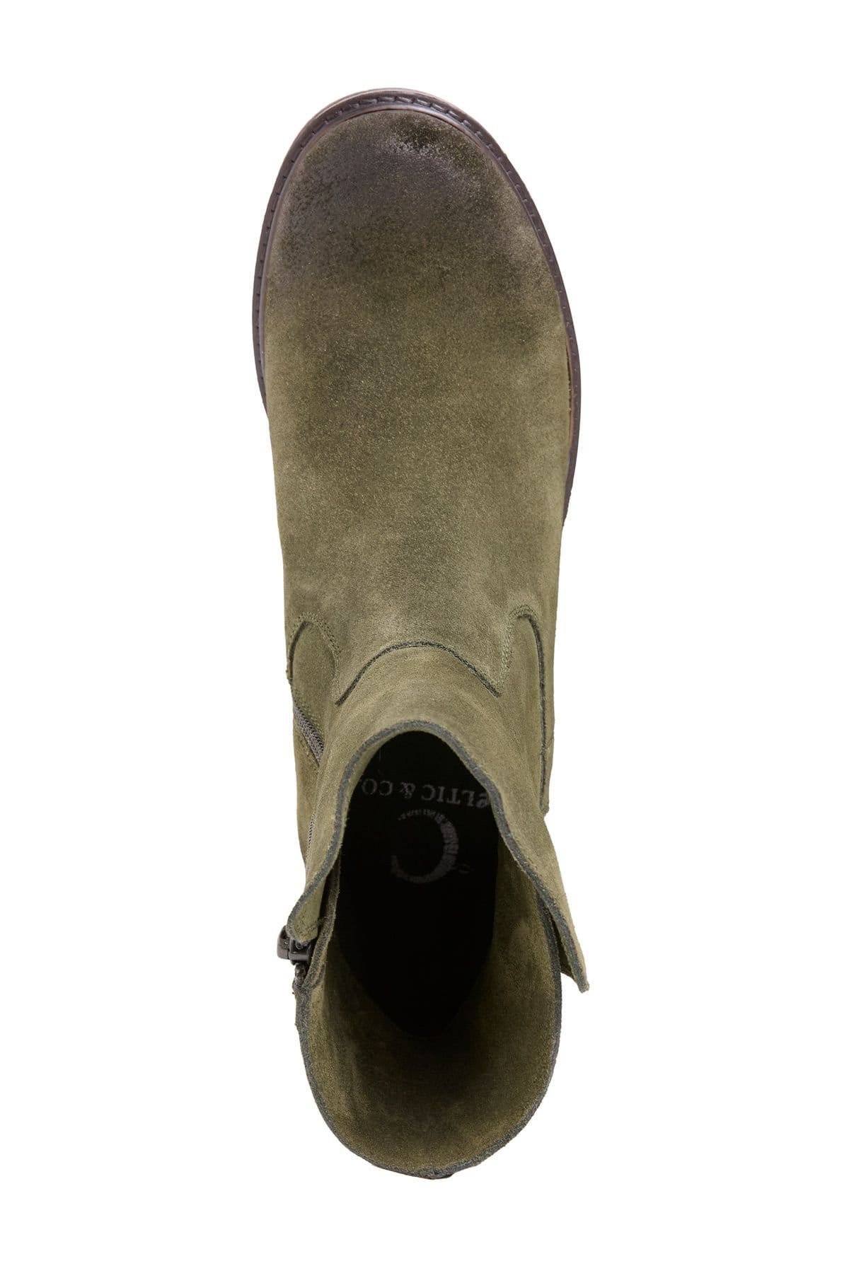 Celtic & Co Celtic & Co Women's Essential Leather Ankle Boots in Olive - 4