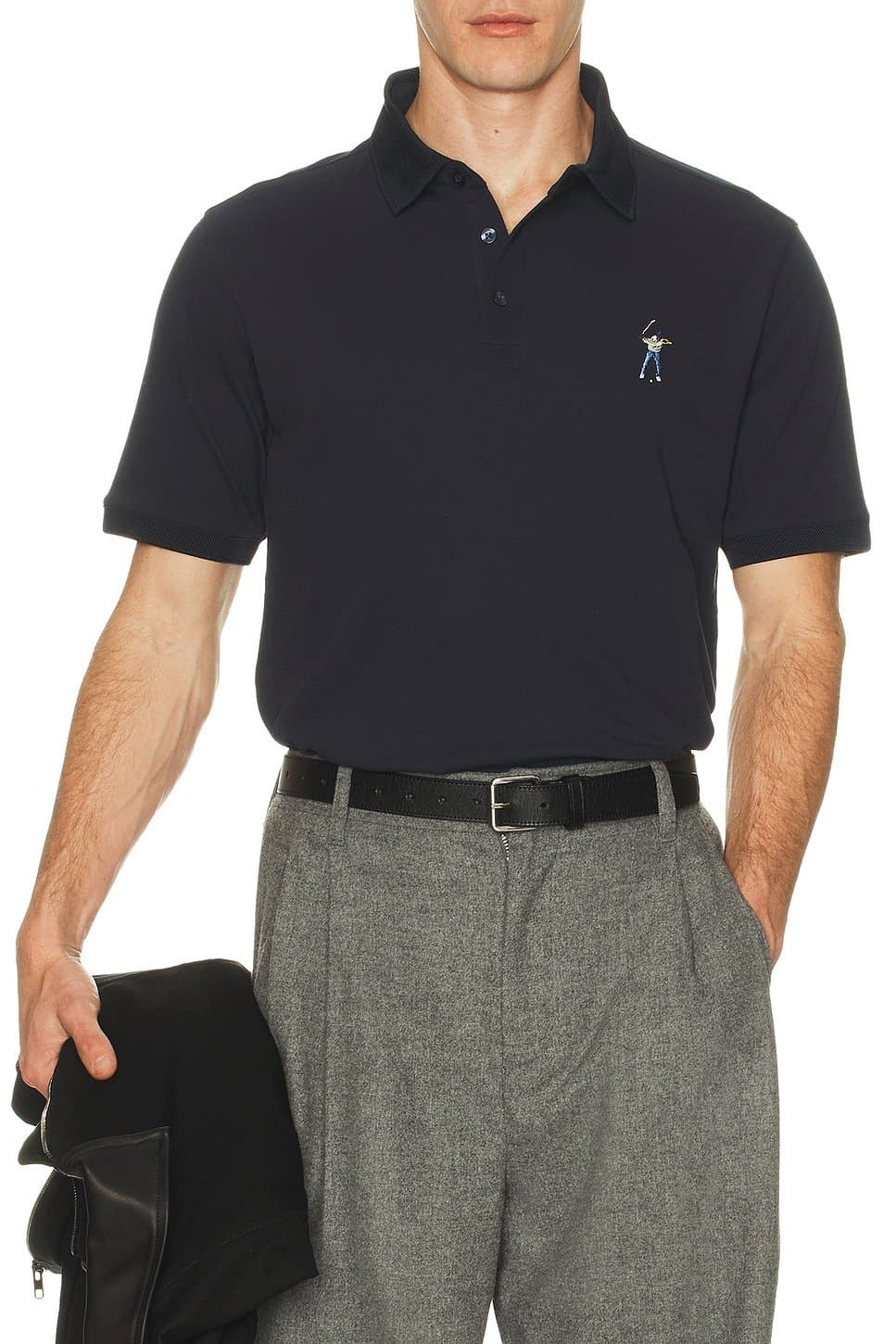 revolve Revolve Navy Core Pique Polo