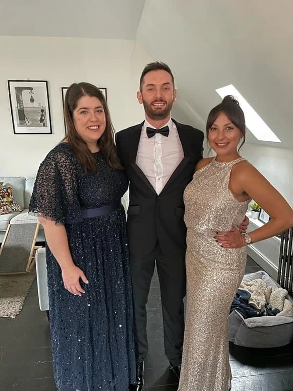 Never Fully Dressed Never Fully Dressed Vogue sequin maxi dress in rose gold