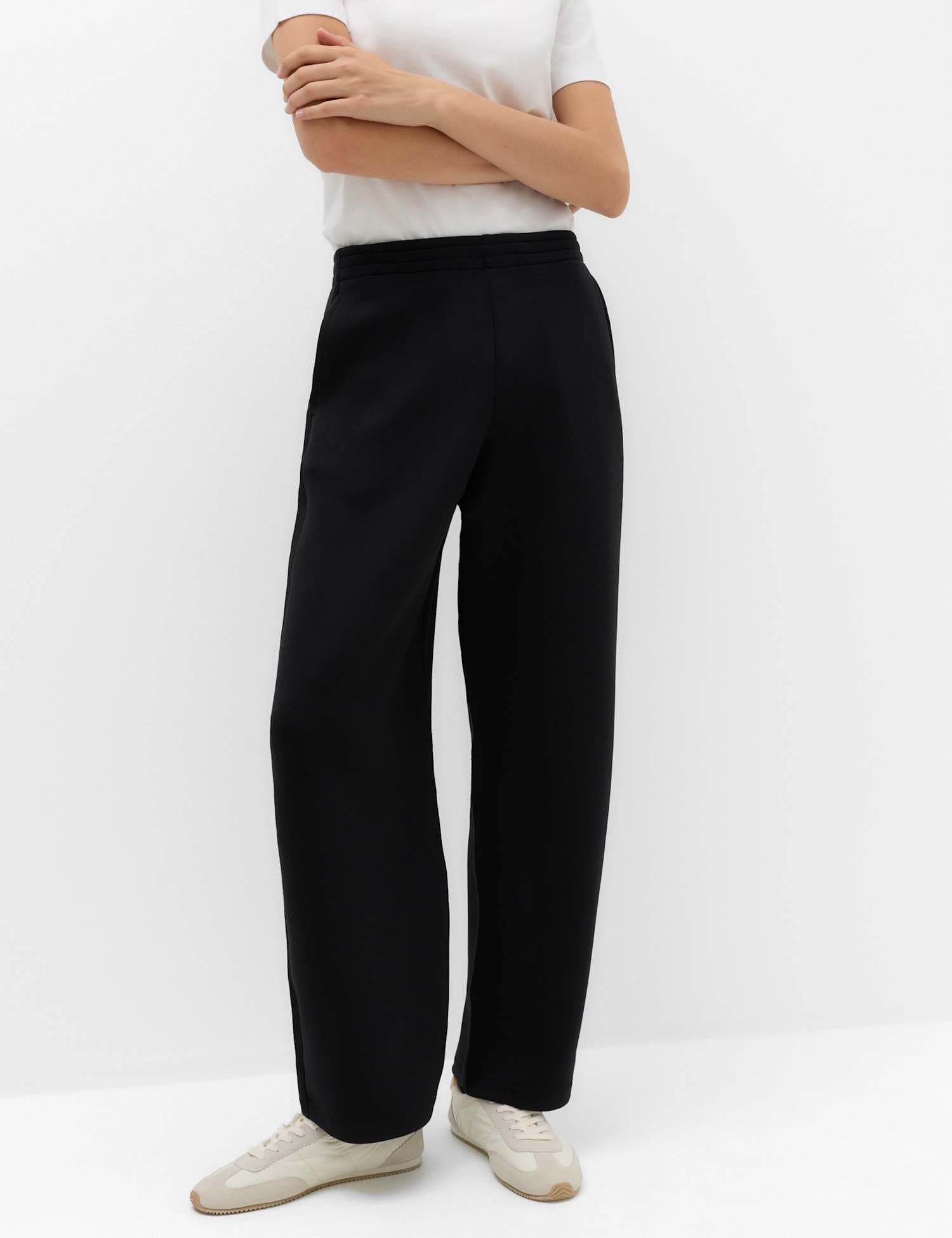 Marks & Spencer M&S barrel Leg Elasticated Jogger Black