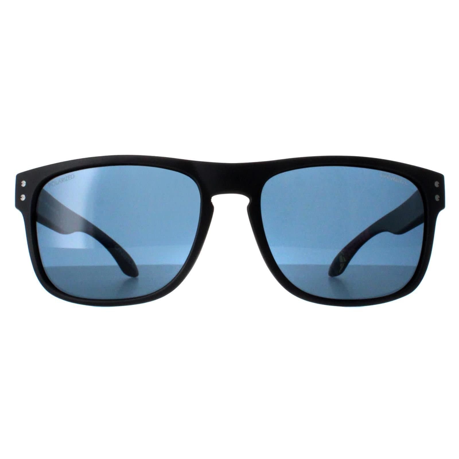 ONeill O'Neill Men's Rectangle Matte Black Blue Polarized Kelp