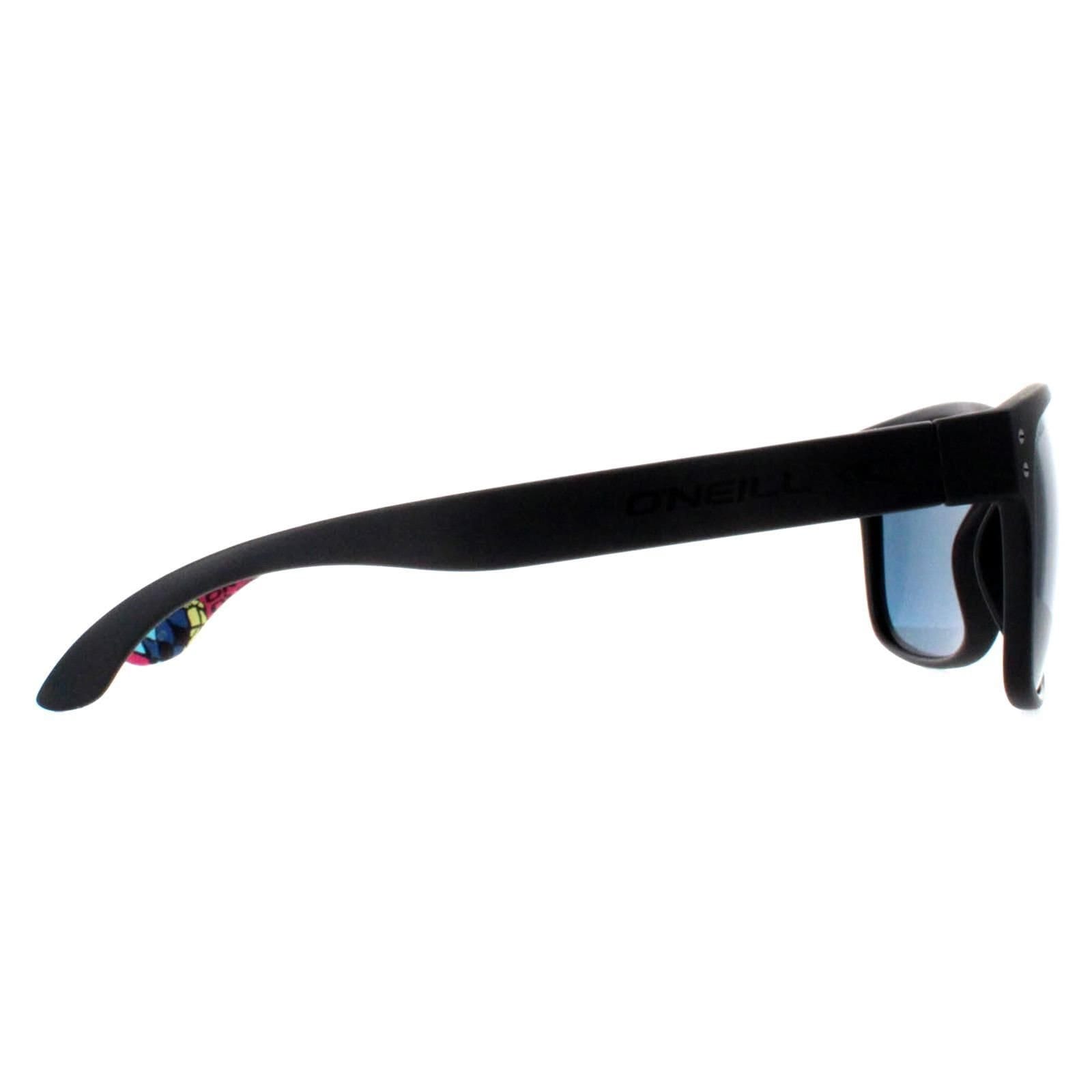 ONeill O'Neill Men's Rectangle Matte Black Blue Polarized Kelp - 4