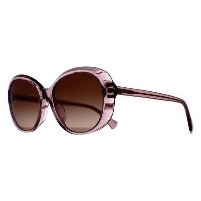 Ralph by Ralph Lauren Ralph by Ralph Lauren Women's Round Shiny Transparent Violet Gradient Brown RA5335U in Pink - 2