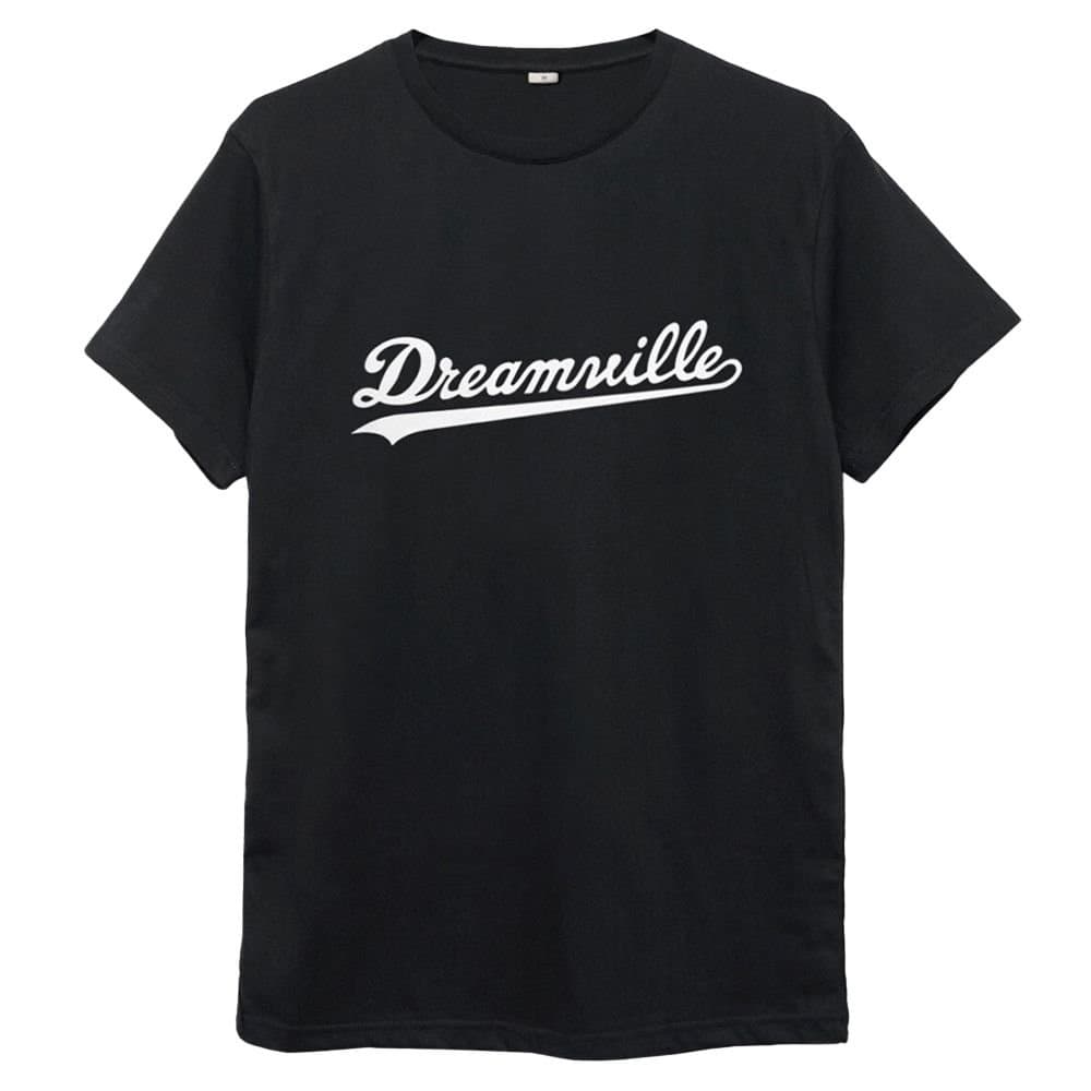Dreamville Records Dreamville Records Men's Script Cotton T-Shirt in Black