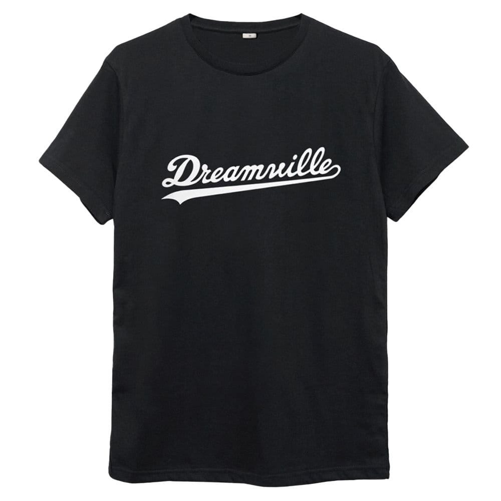 Dreamville Records Dreamville Records Men's Script Cotton T-Shirt in Black - 1