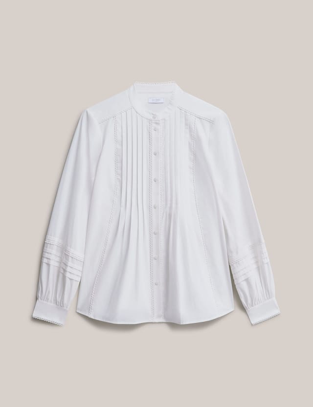 Hobbs London Hobbs London Women's Mariette Blouse in White - 2