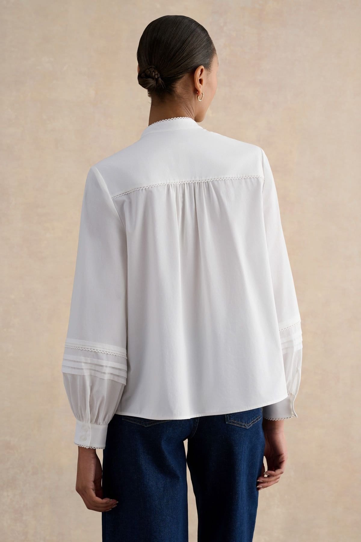 Hobbs London Hobbs London Women's Mariette Blouse in White - 4