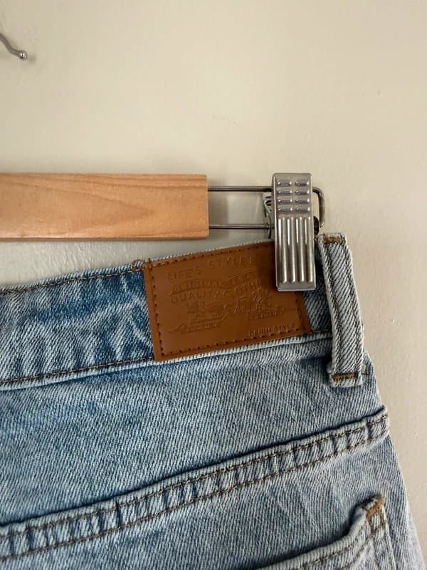 Fashion Style Fashion Style Made in Italy Denim Blue Studded Shorts Size EU 42 UK 8-10