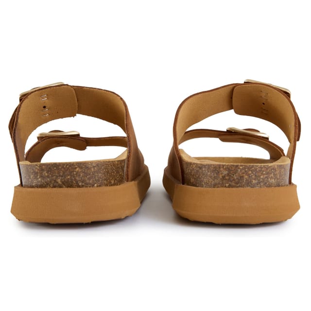 V.GAN V.GAN Women's Fenugreek Comfort Footbed Sandals in Tan - 3