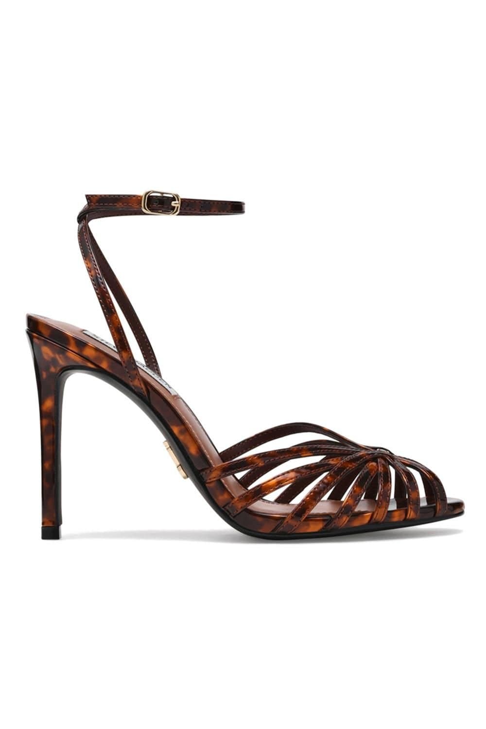 Steve Madden Steve Madden Brown Tortoiseshell Strappy Heel Sandals