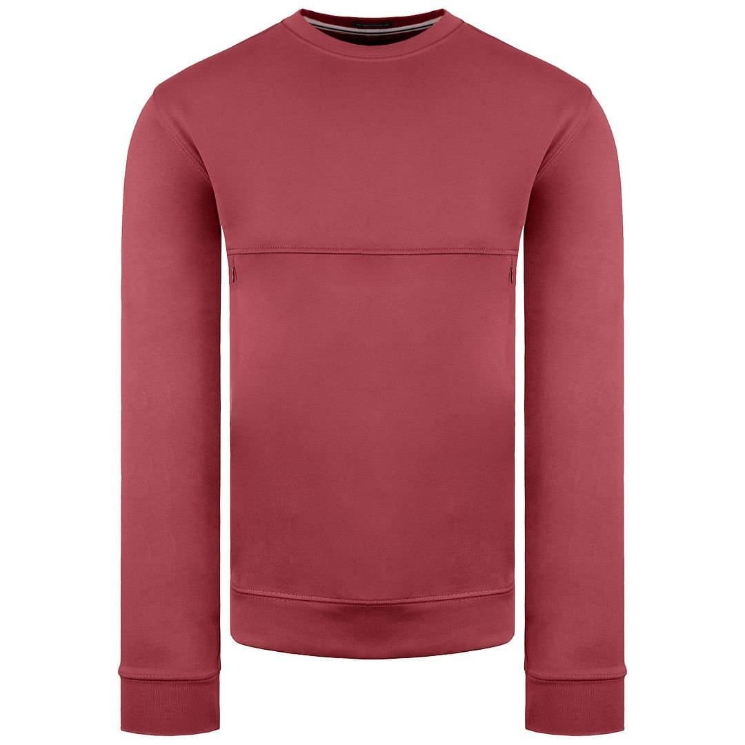 Weekend Offender Weekend Offender Red Crew Neck Asmara Sweater