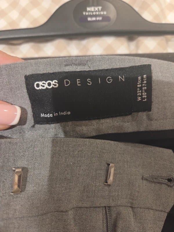 ASOS Design ASOS design skinny fit grey suit trousers