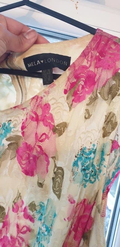 Mela London Skater dress lace sundress garden party wedding christening day dress