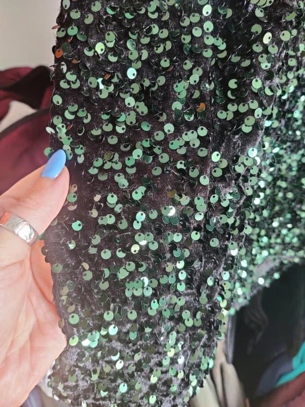 New Look New look green sequin halterneck dress