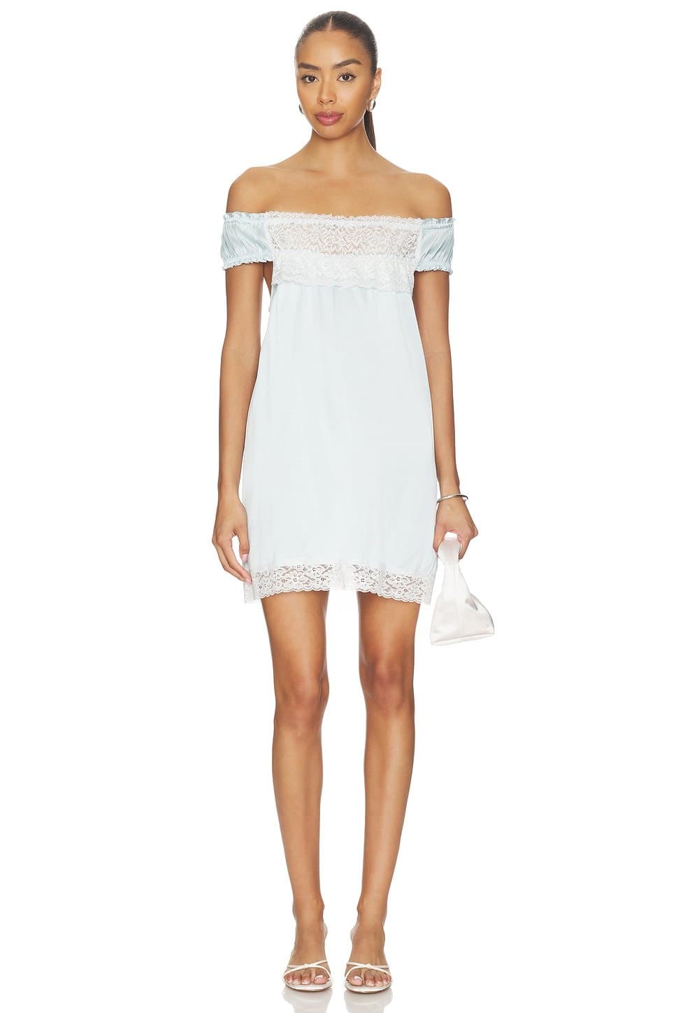 revolve Carlisle Silk Mini Dress