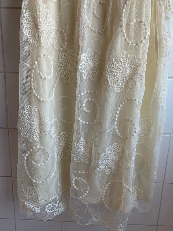 ASOS ASOS cream lace baby doll dress