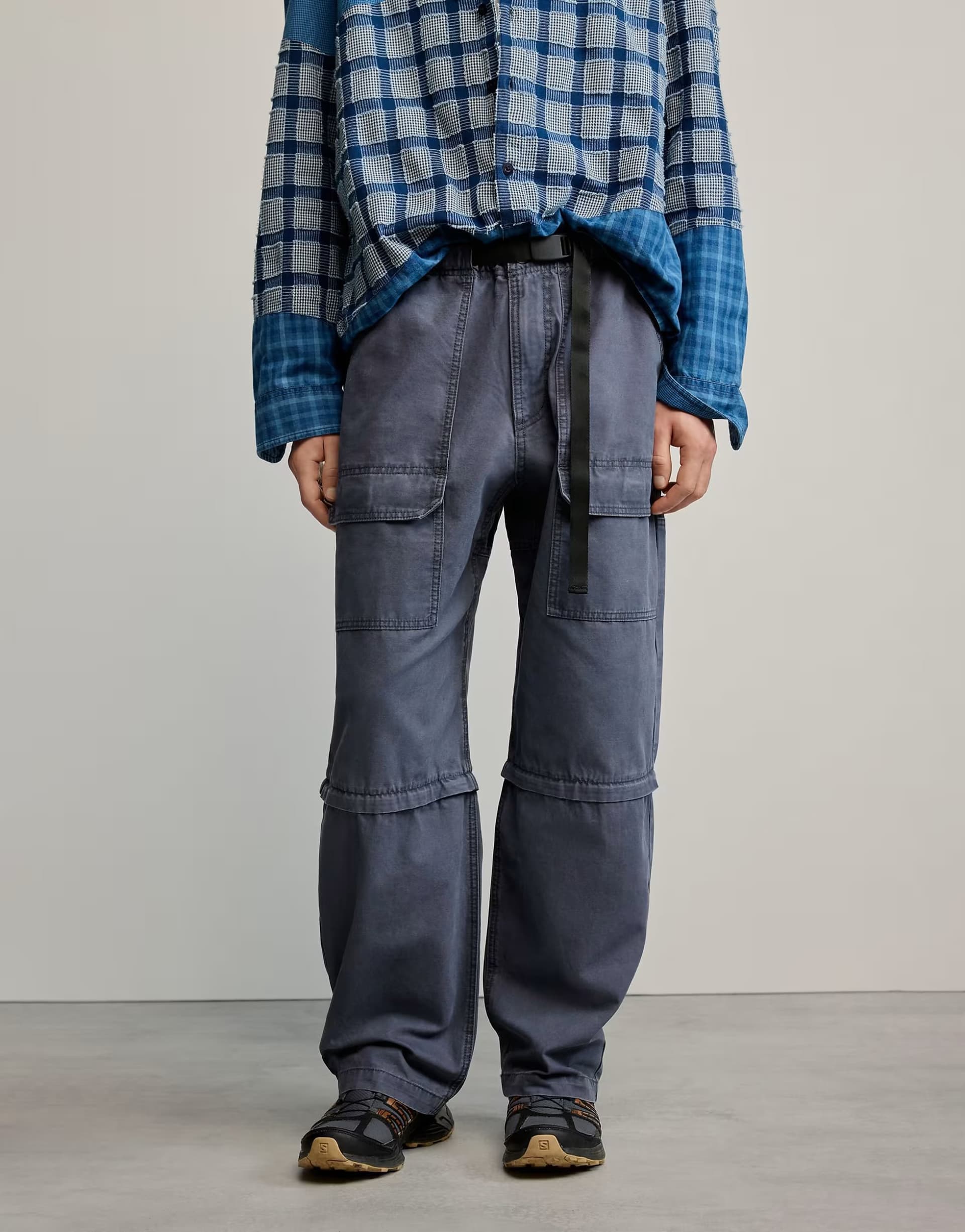 ASOS ASOS Gray Cotton Long Trousers