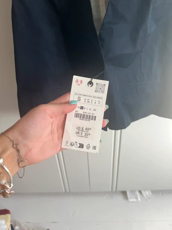 Zara Zara navy waistcoat