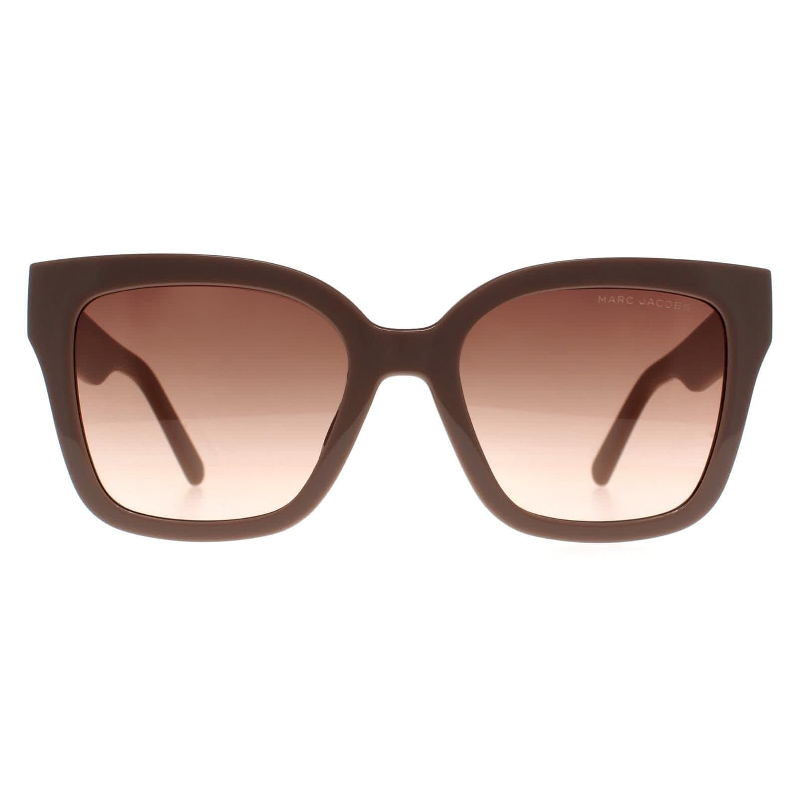 Marc Jacobs Marc Jacobs Women's Square Beige Brown Gradient MARC 658/S
