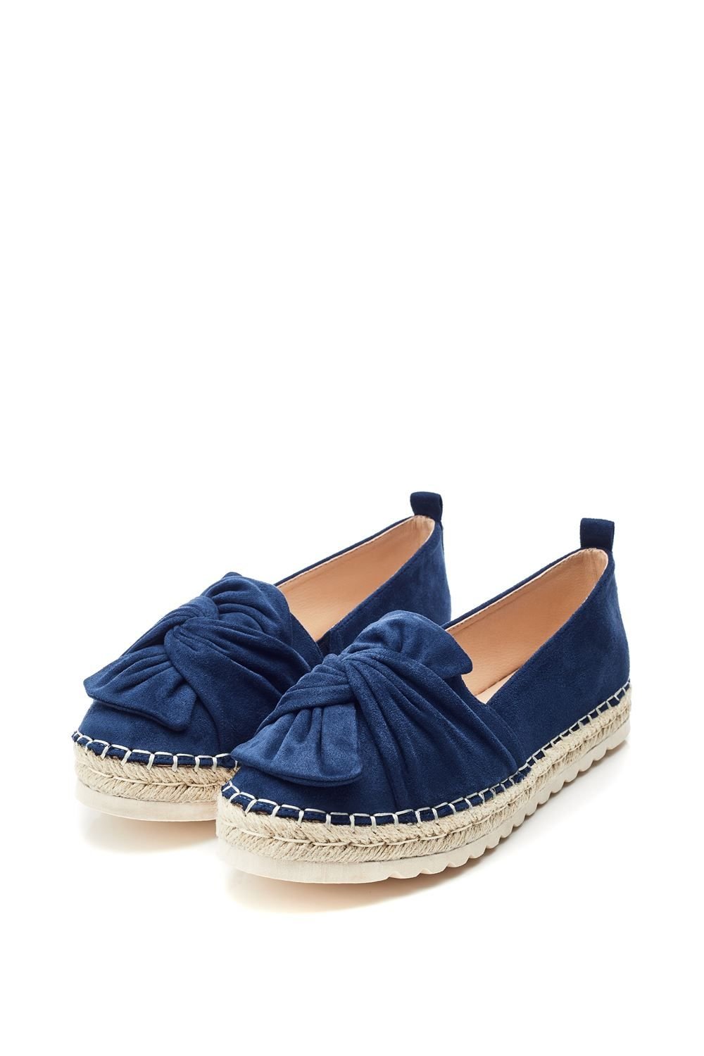 Moda In Pelle Moda In Pelle Women's 'Fionna' Alcantara Loafers in Navy - 2