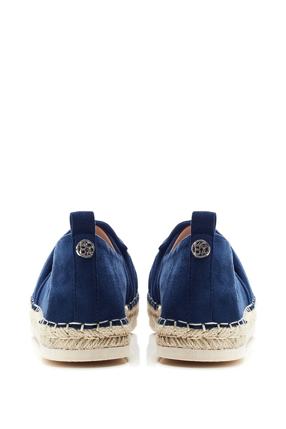 Moda In Pelle Moda In Pelle Women's 'Fionna' Alcantara Loafers in Navy - 3