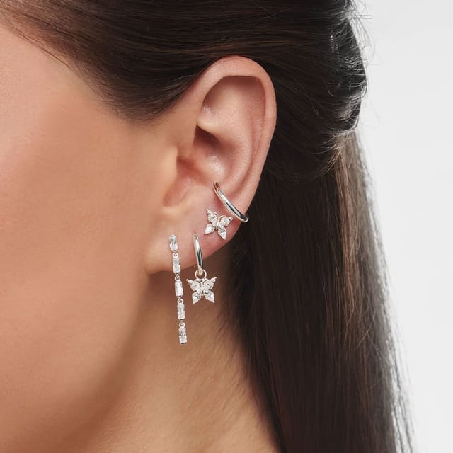 Thomas Sabo THOMAS SABO Women's Sterling Silver Cubic Zirconia Butterfly Single Stud Earring H2195-051-14 - 2