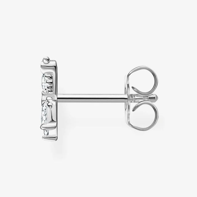 Thomas Sabo THOMAS SABO Women's Sterling Silver Cubic Zirconia Butterfly Single Stud Earring H2195-051-14 - 3