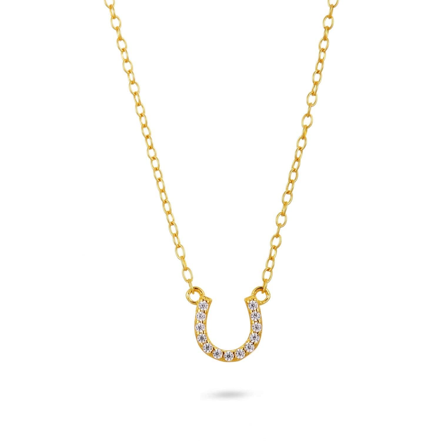 Gold Trip Gold Trip Women's Horseshoe Necklace in Gold