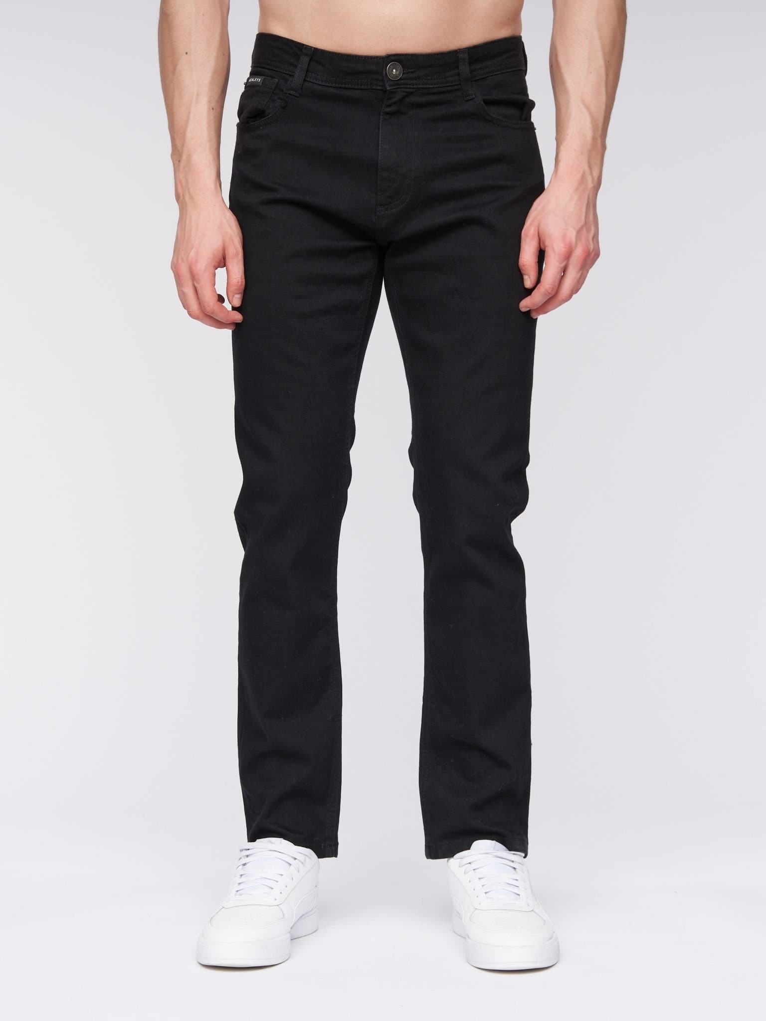 Henleys Henleys Craze Men's Comfort Straight-Fit Stretch Denim Jeans in Black