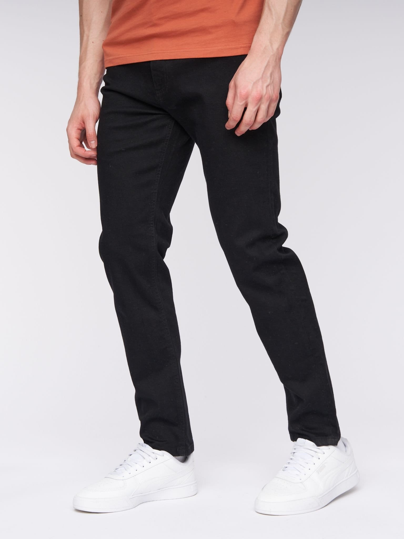 Henleys Henleys Craze Men's Comfort Straight-Fit Stretch Denim Jeans in Black - 4