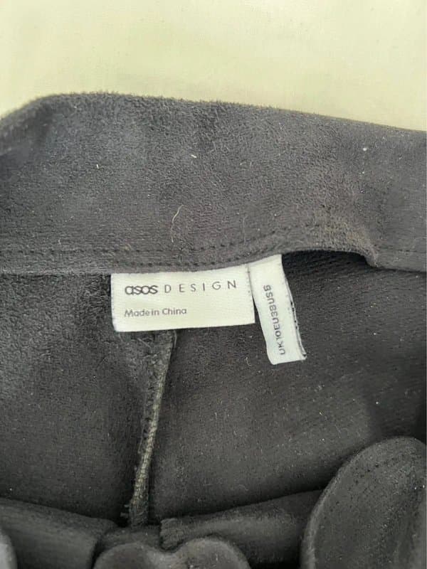 ASOS Faux leather flared trousers