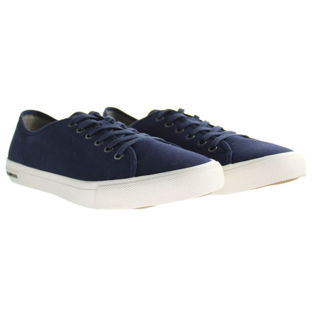Seavees Seavees Men's Monterey Sneaker Standard Navy Blue Shoes - 2