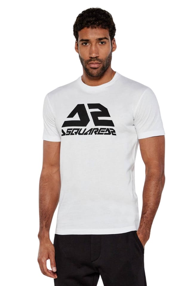 Dsquared2 Dsquared2 Men's Short Sleeve Round T-shirt in White - 3