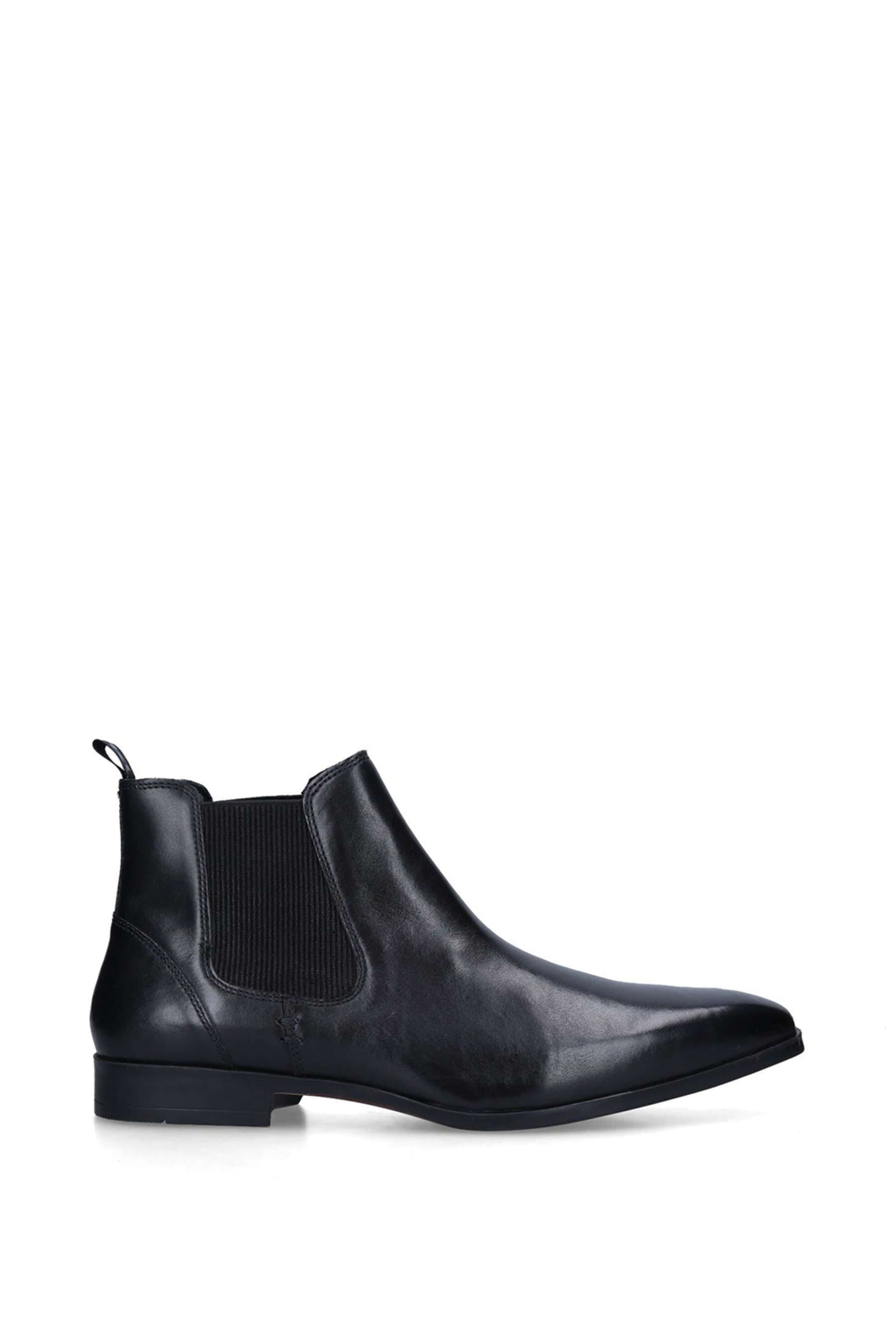 KG Kurt Geiger KG Kurt Geiger Men's 'Pax' Black Leather Boots