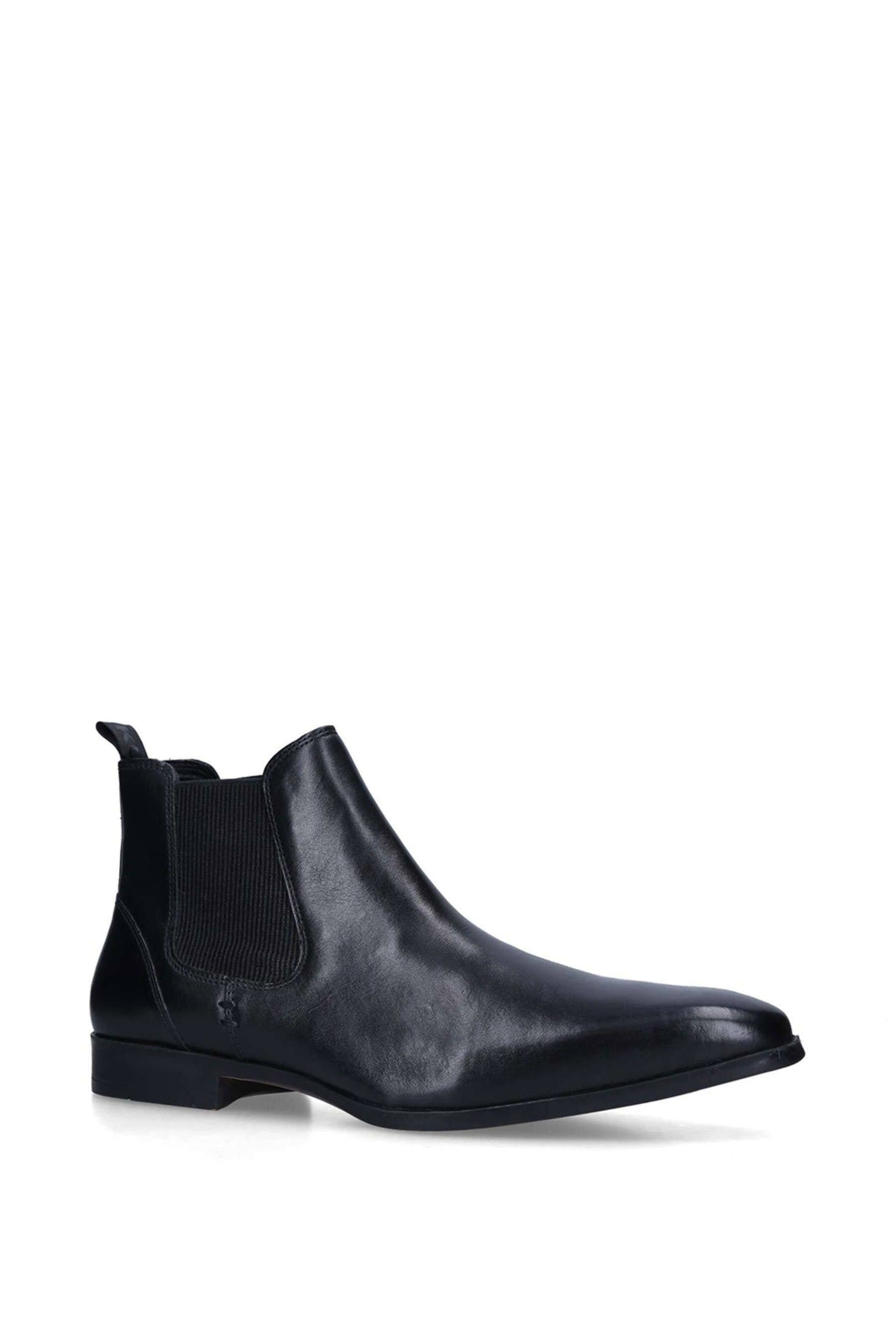 KG Kurt Geiger KG Kurt Geiger Men's 'Pax' Leather Boots in Black - 4