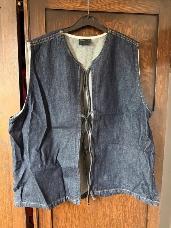 ASOS Denim baggy fit waistcoat | ASOS 12-14
